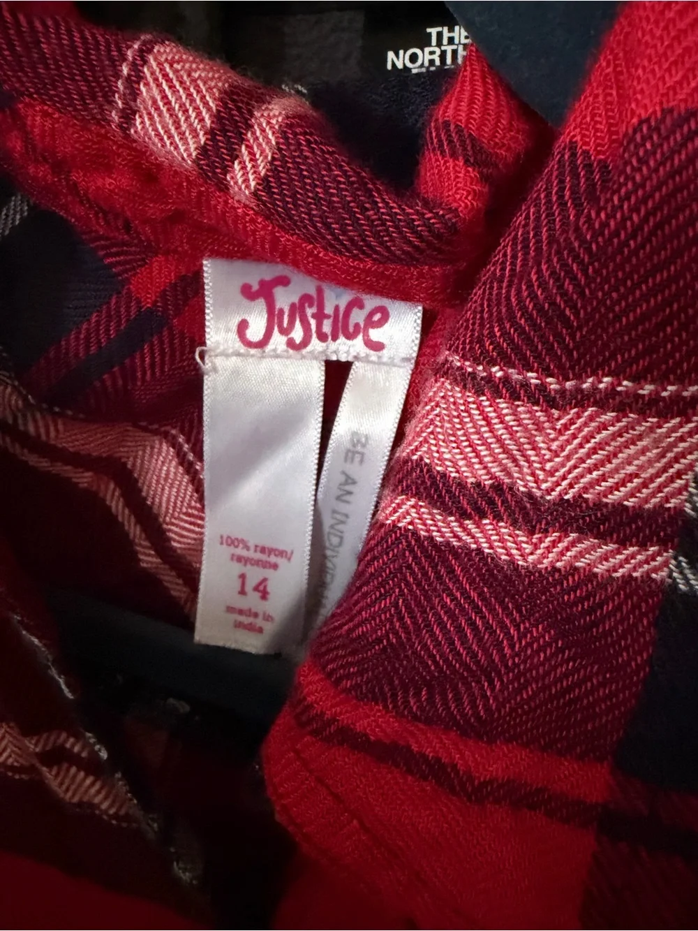 Justice classic plaid